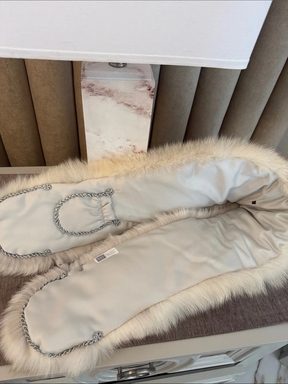 SAGA FOX FUR WRAP